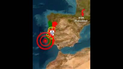 Un sismo sacude el sur de Portugal