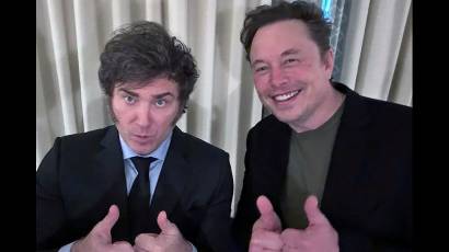 Javier Milei y Elon Musk