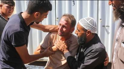 Padre de los gemelos muertos por un misil israelí.