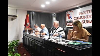 Pleno del Comité Provincial del PCC en Mayabeque