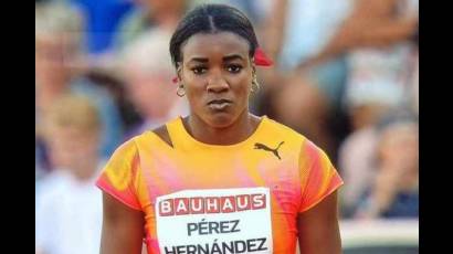 La atleta Leyanis Pérez