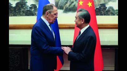 Lavrov y Wang Yi se reunieron en Nueva York