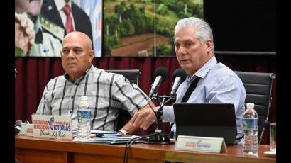 Presidente Díaz-Canel en el Pleno Extraordinario del Comité Provincial del Partido Comunista