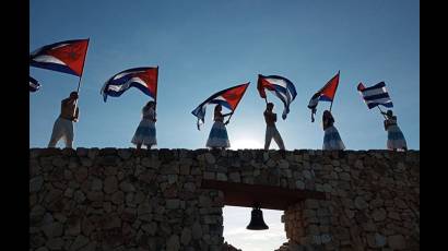 Acto de conmemoración de aniversario del Grito de La Demajagua.