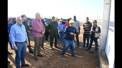 En Abreus, dio continuidad el Primer Secretario del Comité Central del Partido y Presidente de la República, Miguel Díaz-Canel Bermúdez, a los recorridos de la dirección del Partido por municipios del país.