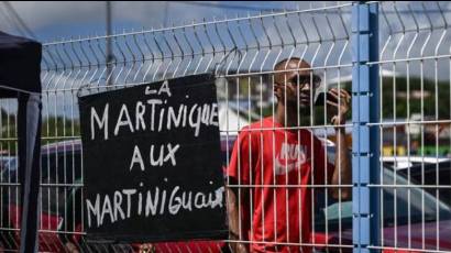 Manifestaciones en Martinica contra imposiciones de Francia