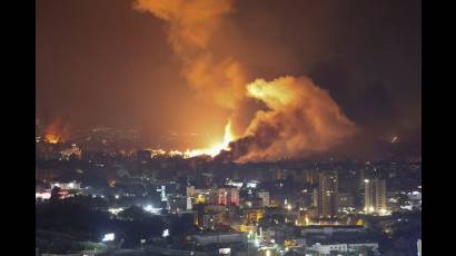 Ataques de Israel contra Libano, especialmente Beirut, octubre 2024