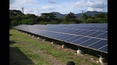 El parque solar fotovoltaico del municipio