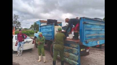 Labores de evacuación