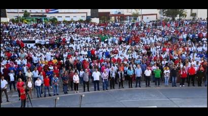 Acto de solidaridad con Palestina