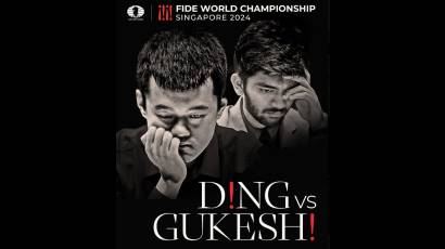 El GM indio Gukesh Dommaraju desafía a Ding Liren