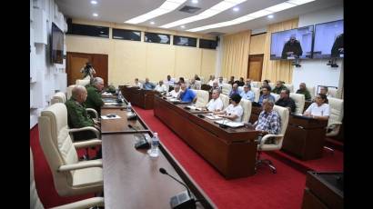 Reunión del Consejo de Defensa Nacional