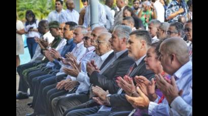 Miguel Díaz-Canel Bermúdez, Primer Secretario del Comité Central del Partido Comunista de Cuba y Presidente de la República, asiste hoy a la apertura de la 40 edición de la Feria Internacional de La Habana Fihav 2024