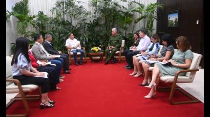 Recibió Díaz-Canel a Presidente de la Junta de Fundadores de la empresa Thai Binh