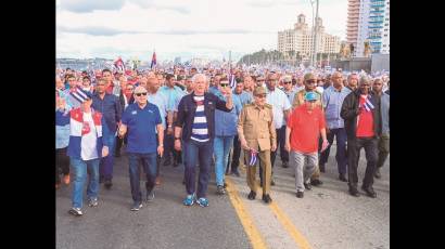 Marcha contra el bloqueo