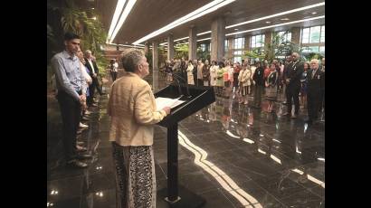 Yamilé Quintero Cabrera, profesora de la Universidad de Matanzas, ratificó el compromiso de seguir aportando a la educación cubana