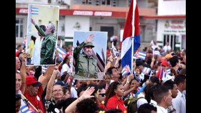 El pueblo habanero en representación de toda Cuba se activa en marcha combatiente