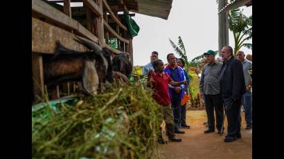 El Primer Ministro recorrió las principales áreas productivas