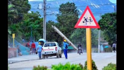 Avanza la recuperación de Imías