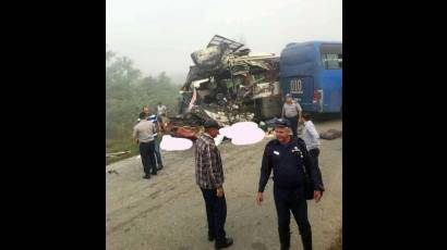 Letal accidente de tránsito en Ciego de Avila