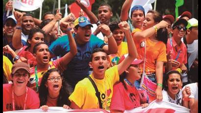 La juventud bolivariana y chavista