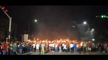 Cientos de jóvenes santiagueros