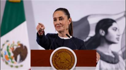 Aceptación de presidenta de México se eleva a 85 por ciento