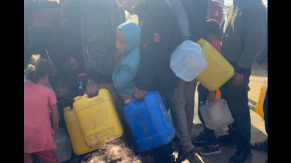 Alcanza niveles críticos escasez de agua en Gaza