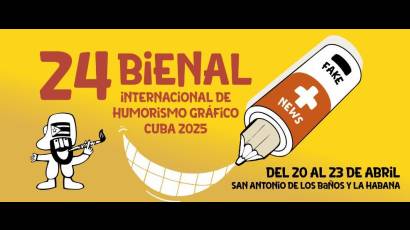 Logo de la 24ta. Bienal Internacional de Humorismo Gráfico