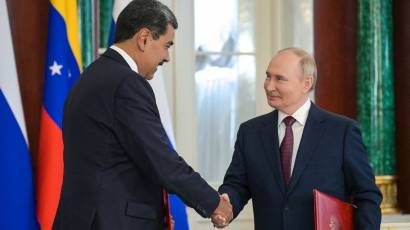 El presidente venezolano, Nicolás Maduro, y su homólogo ruso, Vladímir Putin