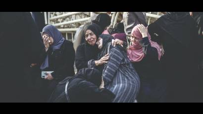 Madres en la Franja de Gaza
