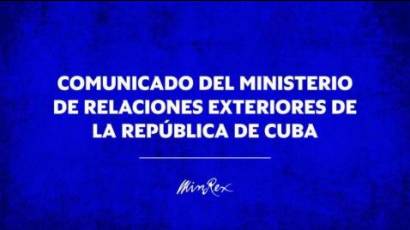 Convoca Cancillería de Cuba al Encargado de Negocios de Estados Unidos