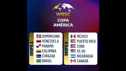 La Confederación Mundial de Beisbol y Softbol anunció que del 13 al 22 de noviembre de este año se llevará a cabo la Copa América de Beisbol