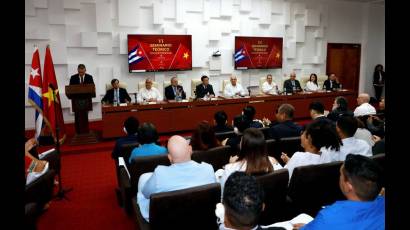 El seminario fue un espacio especial para seguir avanzando hacia una cooperación más amplia e integral entre ambos pueblos