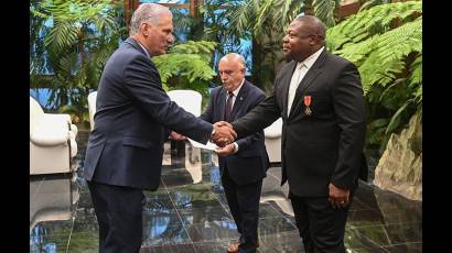 Presidente cubano recibió las cartas credenciales de nuevos embajadores