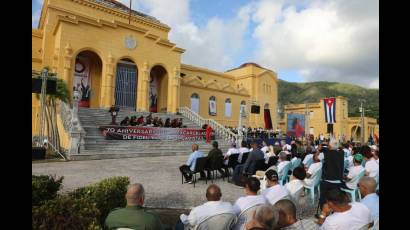 En Isla de la Juventud el acto nacional por el aniversario 70 de la excarcelación de Fidel y demás protagonistas de la gesta del Moncada
