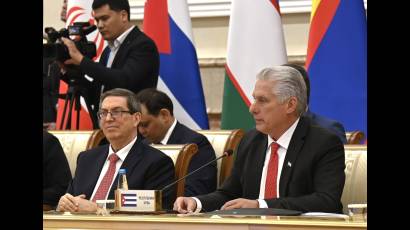Intervención de Miguel Díaz-Canel Bermúdez, Primer Secretario del Comité Central del Partido Comunista de Cuba y Presidente de la República, en la Reunión del Consejo Supremo de la Unión Económica Euroasiática