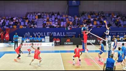 Selección cubana cae ante Italia en cuartos de Liga de Naciones Voleibol
