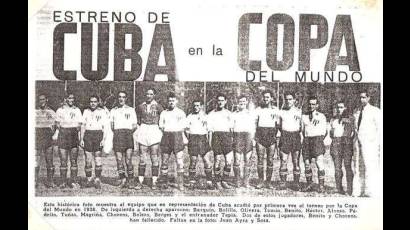 Cuba en el Mundial de Fútbol de 1938