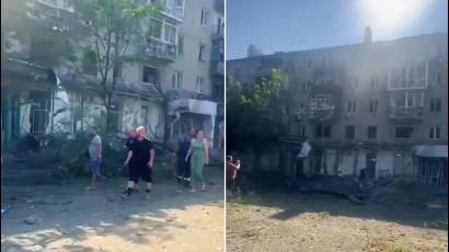 Ucrania ataca centro médico y bloque de viviendas en Donetsk