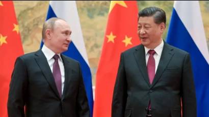 Putin y Xi Jiping durante su reunión en Beijing