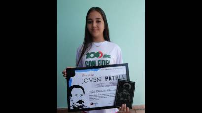 Ana Bárbara García Zúñiga, Premio Joven Patria.