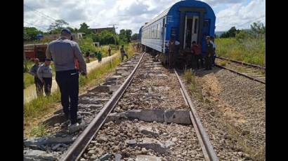 Descarrilamiento ferroviario en Matanzas