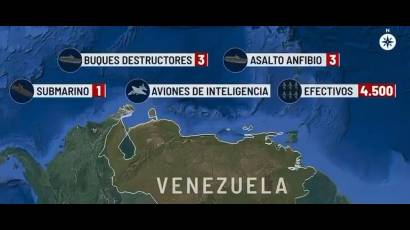 El Pentágono ha difundido las primeras imágenes de la Cuarta Flota del Comando Sur en el Mar Caribe