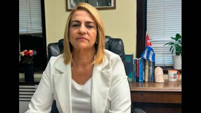 Tania Margarita Cruz, viceministra primera de Salud Pública