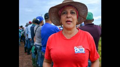 Yusmari Olivera, Secretaria General del Comité Municipal de la CTC en Isla de la Juventud.