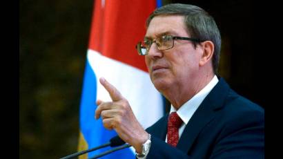 Canciller cubano confirma recrudecimiento del bloqueo estadounidense