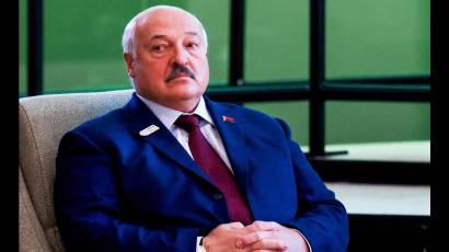 El presidente de Bielorrusia, Alexánder Lukashenko