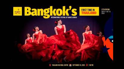 Lizt Alfonso Dance Cuba en 27th Bangkok´s International Festival of Dance & Music