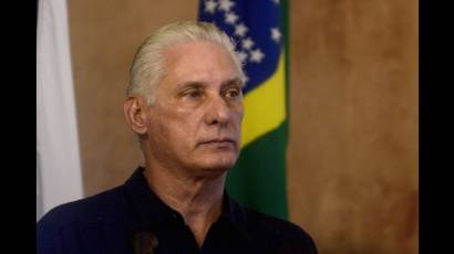 Miguel Díaz-Canel en diálogo Cuba - Brasil